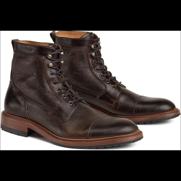 Trask Bison Lowell Shearling Boots Sz 3 